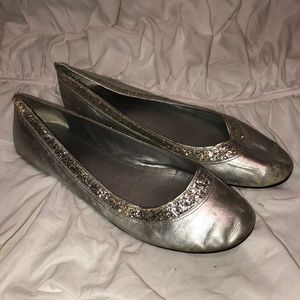 Silver Gianni Bini flats